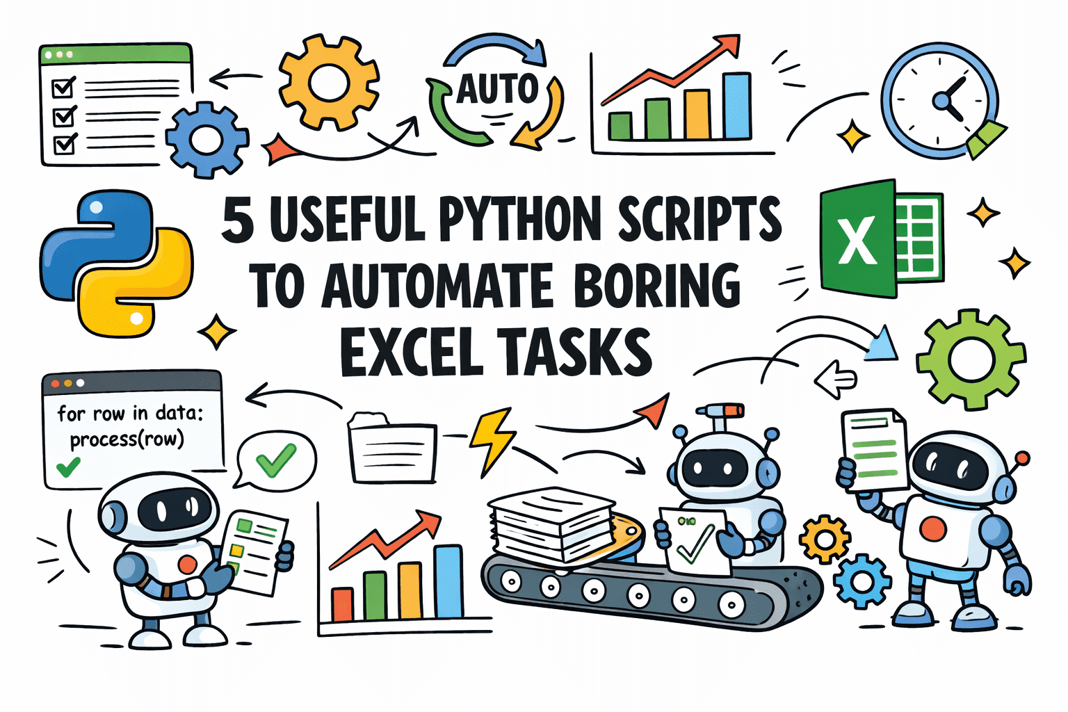 5 Useful Python Scripts to Automate Boring Excel Tasks